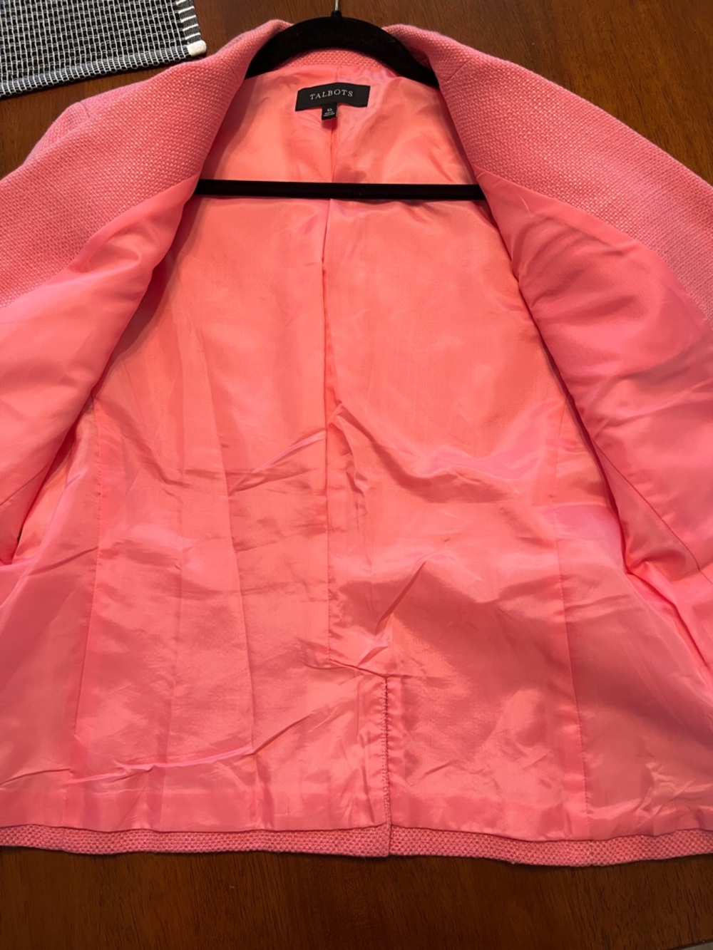 Talbots Pink Textured Blazer - Picture 5 of 8